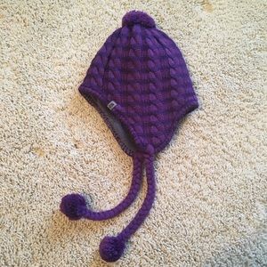 The North Face fleece-lined beanie